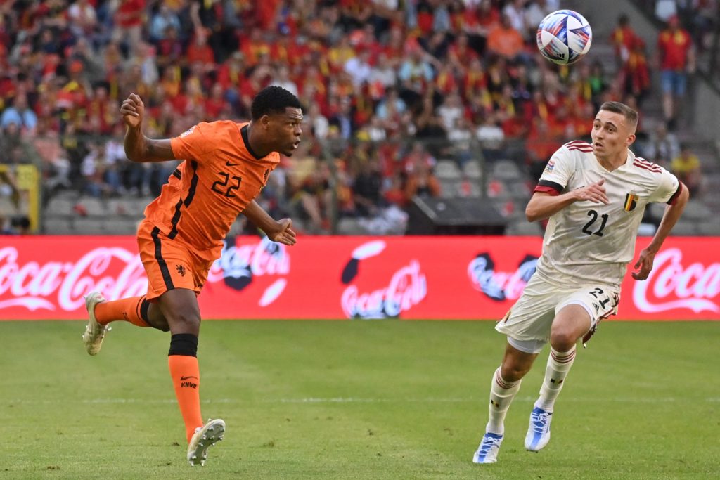 SOCCER NATIONS LEAGUE D1 BELGIUM VS NETHERLANDS