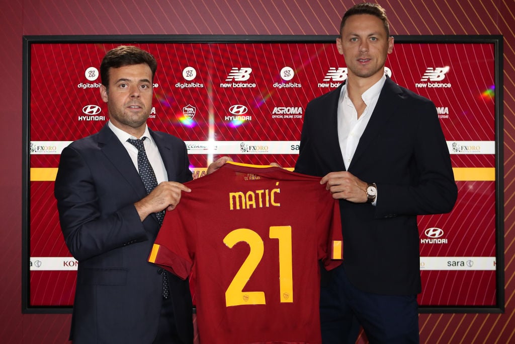 AS Roma Unveil New Signing Nemanja Matic