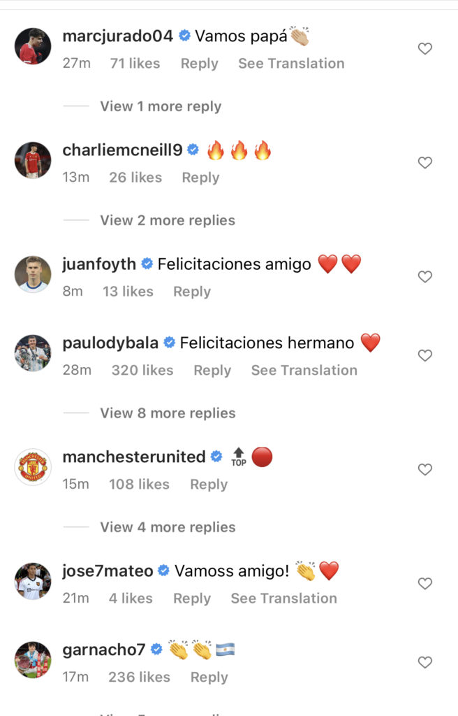 Responses to Lisandro Martinez
