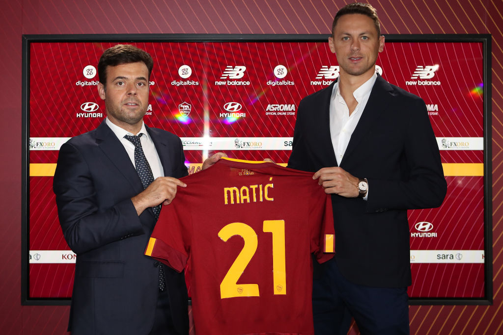 AS Roma Unveil New Signing Nemanja Matic