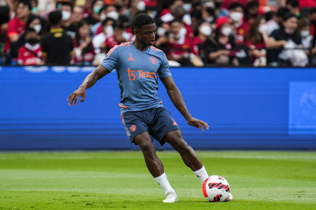 Manchester United Training Session During Team Pre-Season Tour.