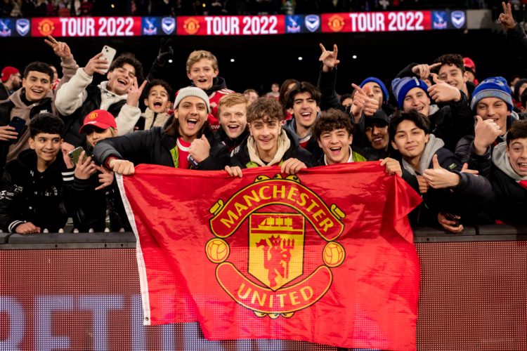 Manchester United's academy stars pictured wearing new 2022/23 home kit for the first time