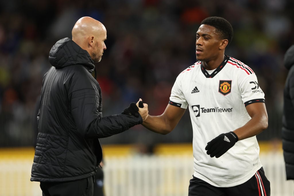 Erik ten Hag impressed by certain aspects of Anthony Martial's play