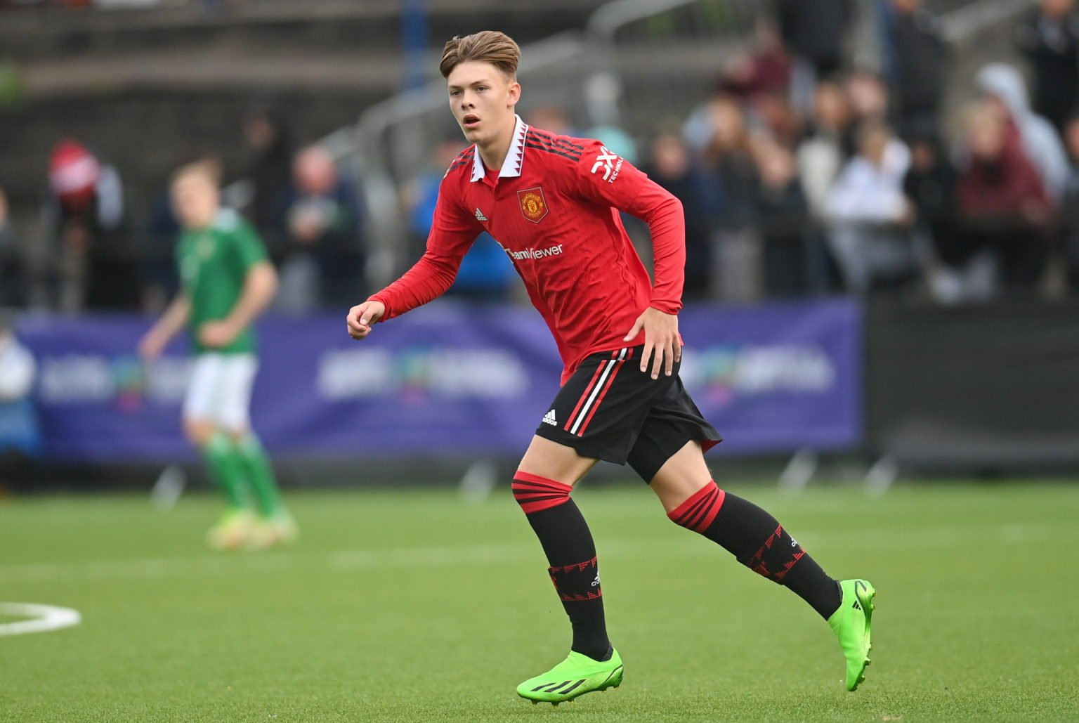 Sam Mather shines in Manchester United u18 Super Cup NI win