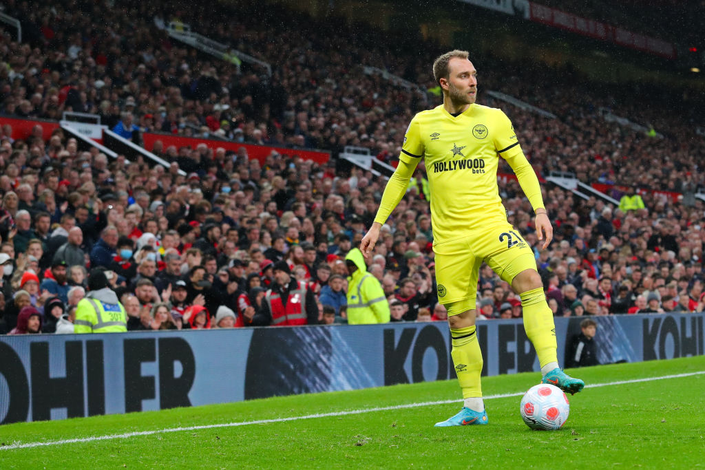 Christian Eriksen choosing between Man U, Brentford