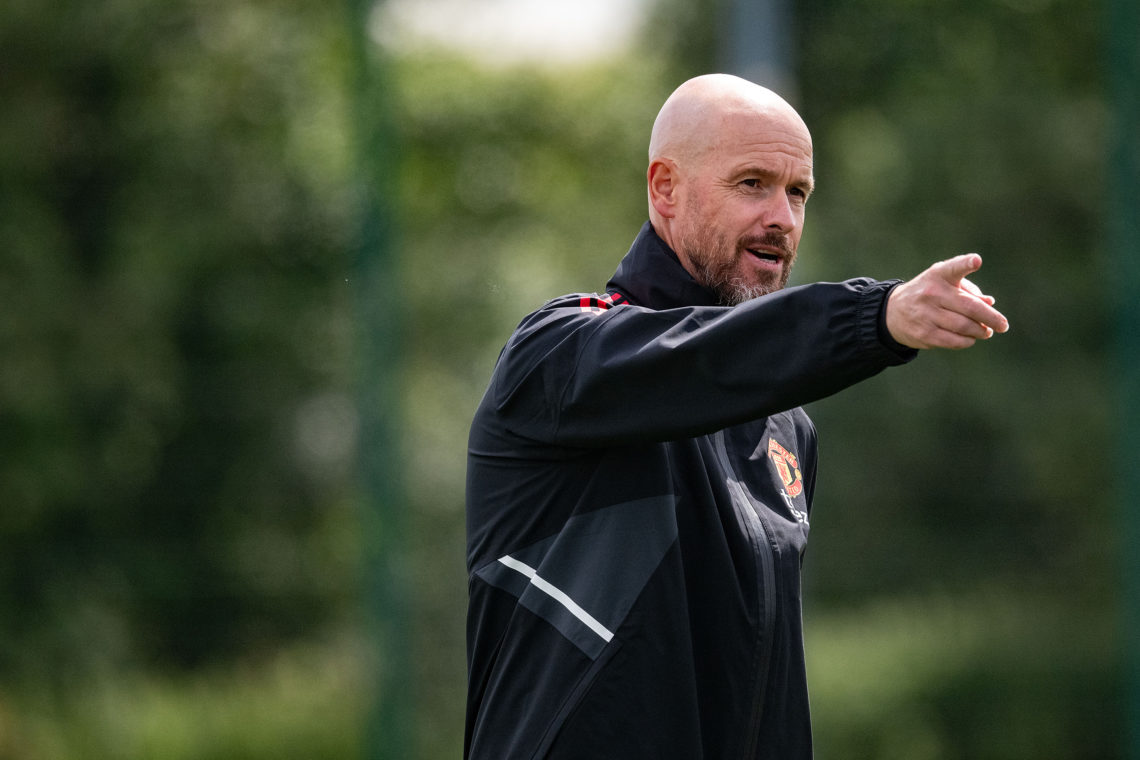 Erik ten Hag shakes hands with Manchester United star and doesn't want to let go