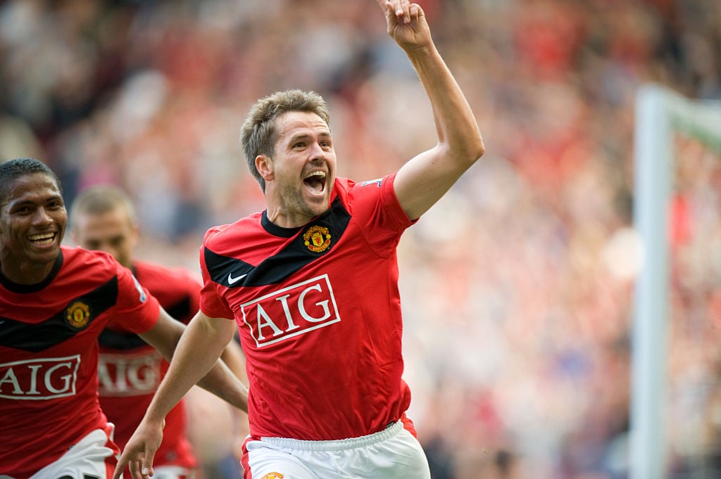 Michael Owen celebrates iconic winner against Man City