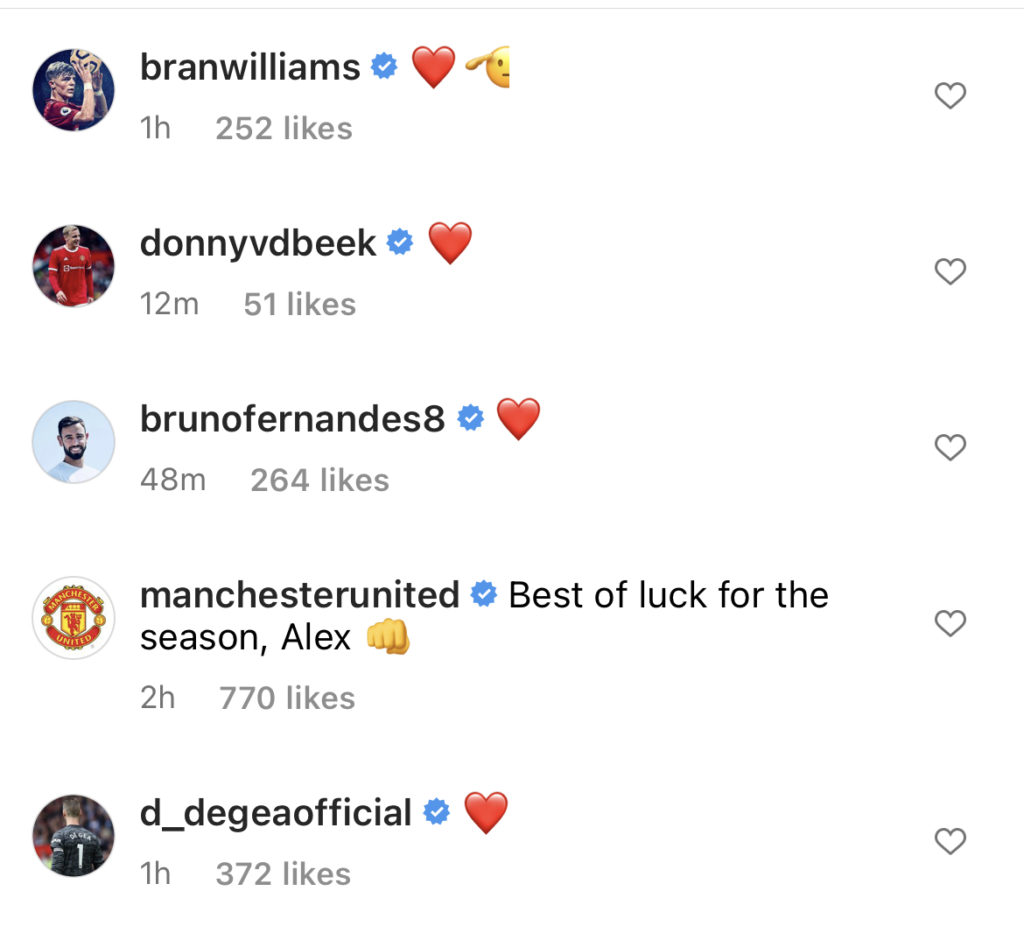 Alex Telles responses