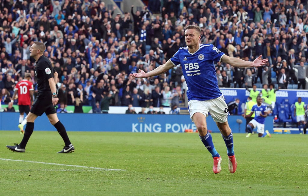 Leicester City striker Jamie Vardy shows off £50,000 watch and