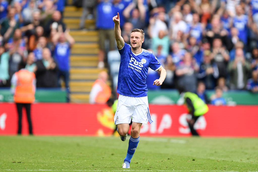 Leicester City striker Jamie Vardy shows off £50,000 watch and