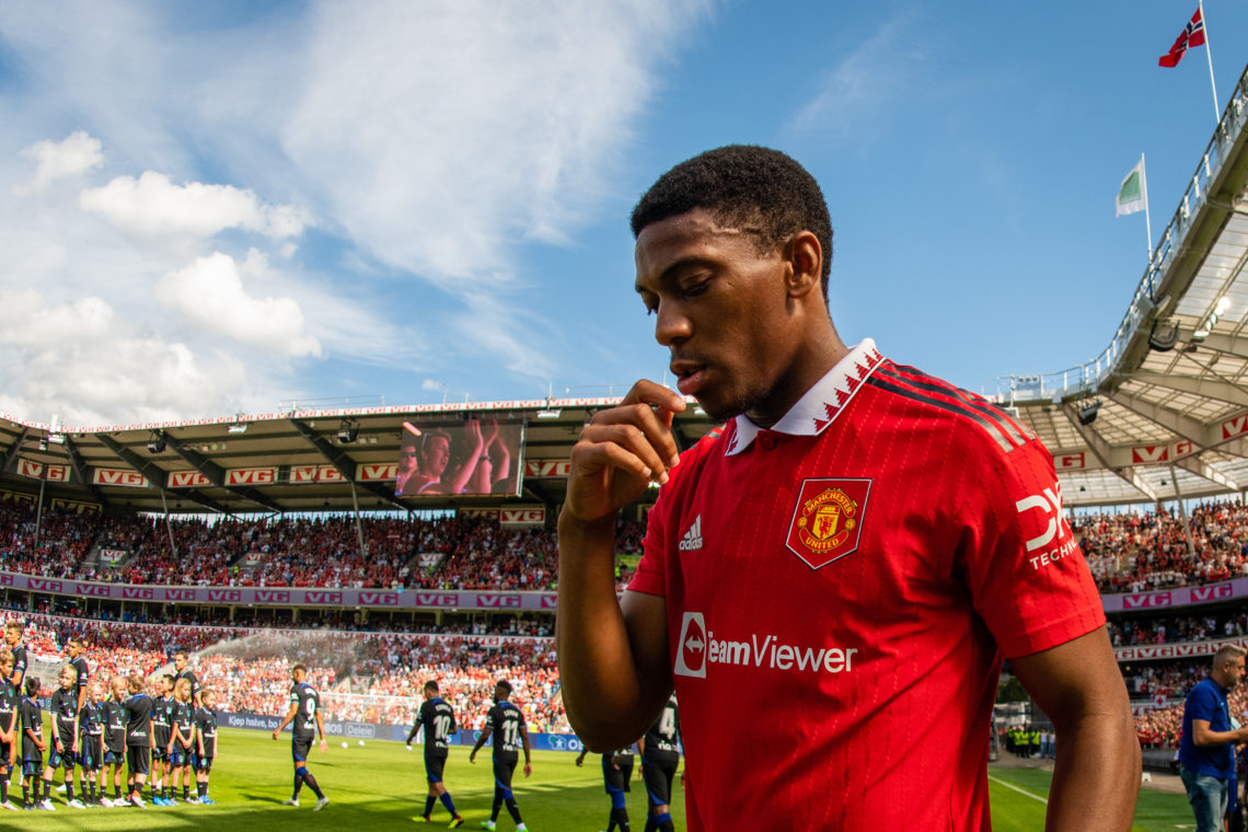 Anthony Martial says he sacrificed himself for the team by playing injured