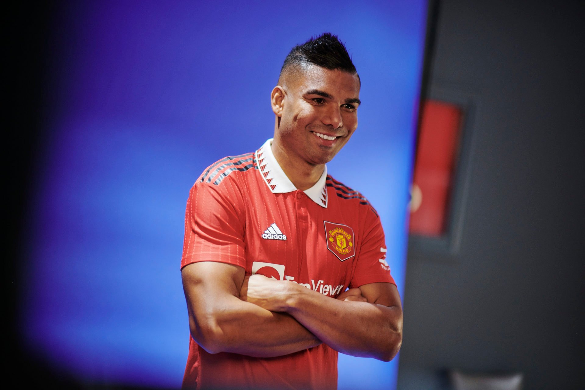 Photos: Casemiro pictured wearing Manchester United kit for first time
