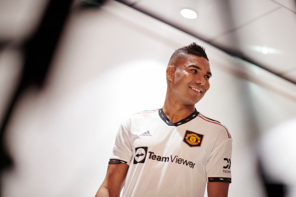 First photos of Casemiro in Man Utd adidas kits for 202223 season