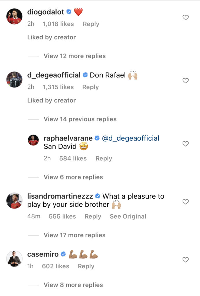 Martinez message to Varane