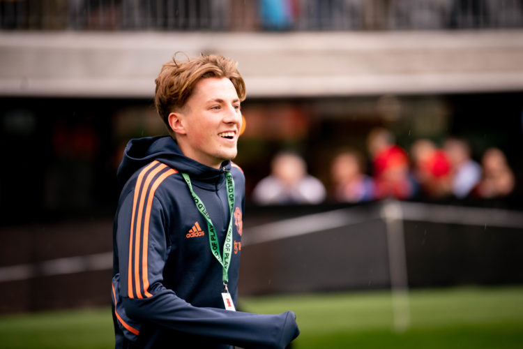 Savage came off at half-time in U21 game because he is training with United first team today