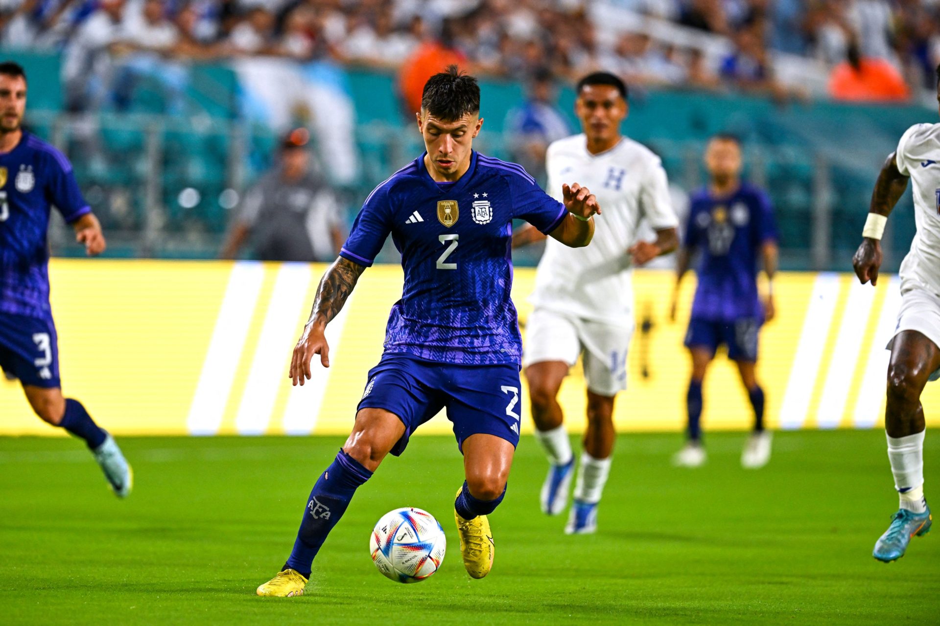 Lisandro Martinez plays just 12 minutes of Argentina friendly win