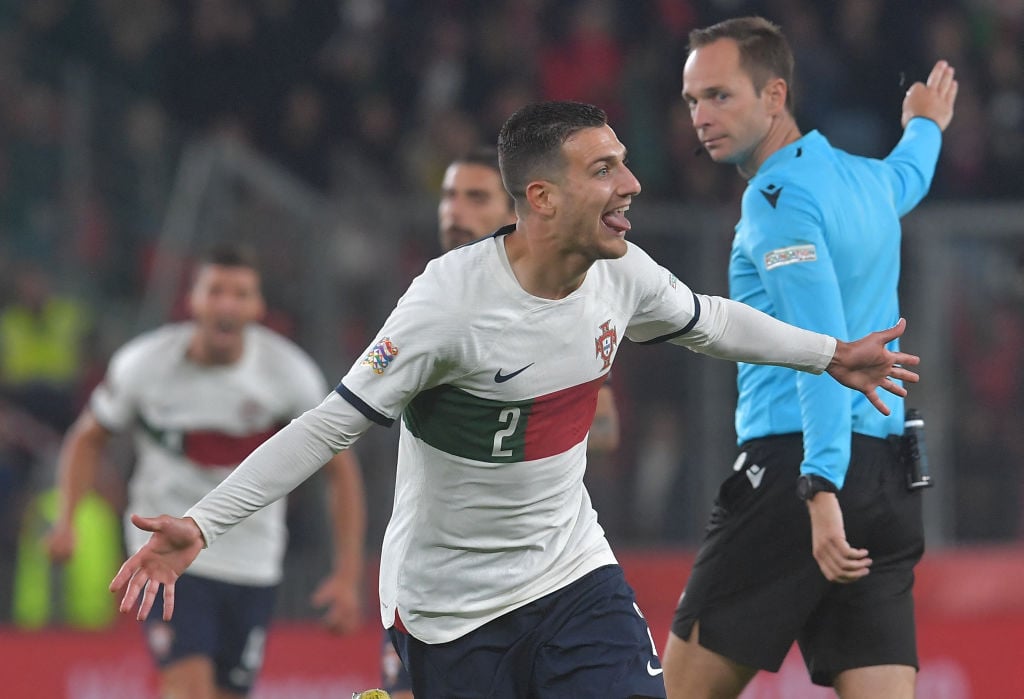 Manchester United teammates react to Diogo Dalot's ground-breaking performance for Portugal