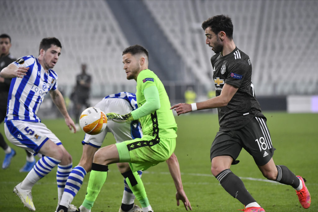 Real Sociedad v Manchester United - UEFA Europa League Round Of 32 Leg One