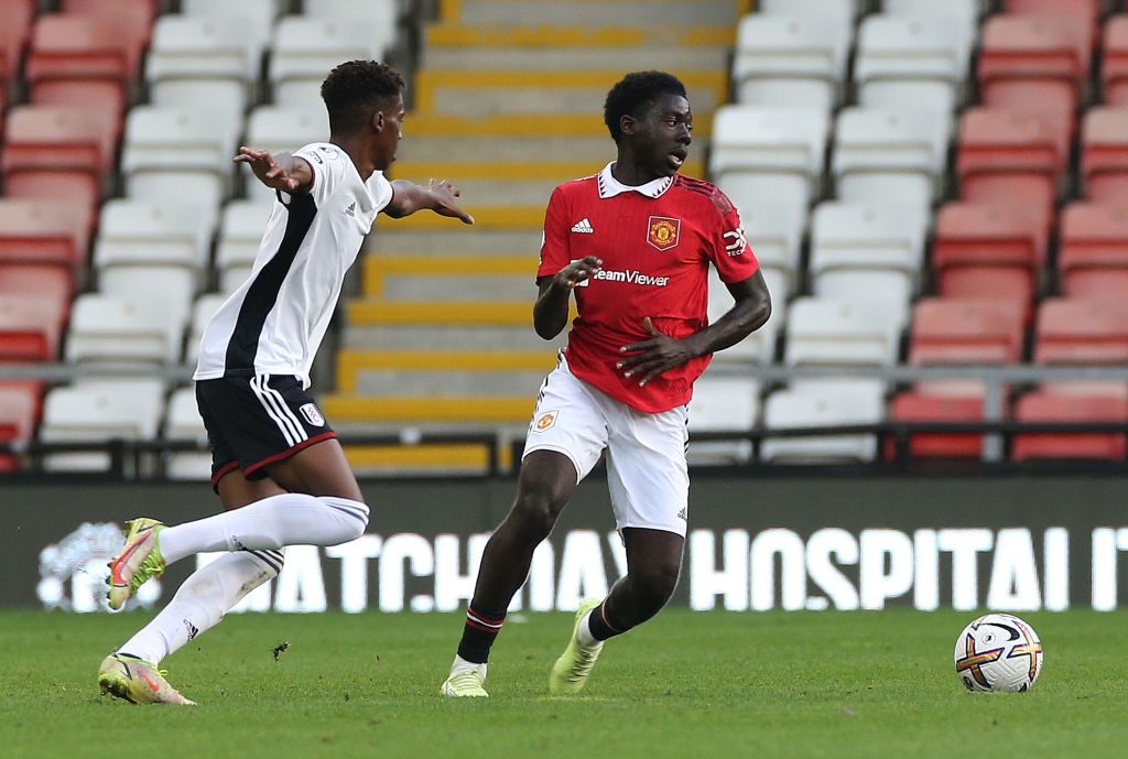 Manchester United youngster Omari Forson scores first youth international goal
