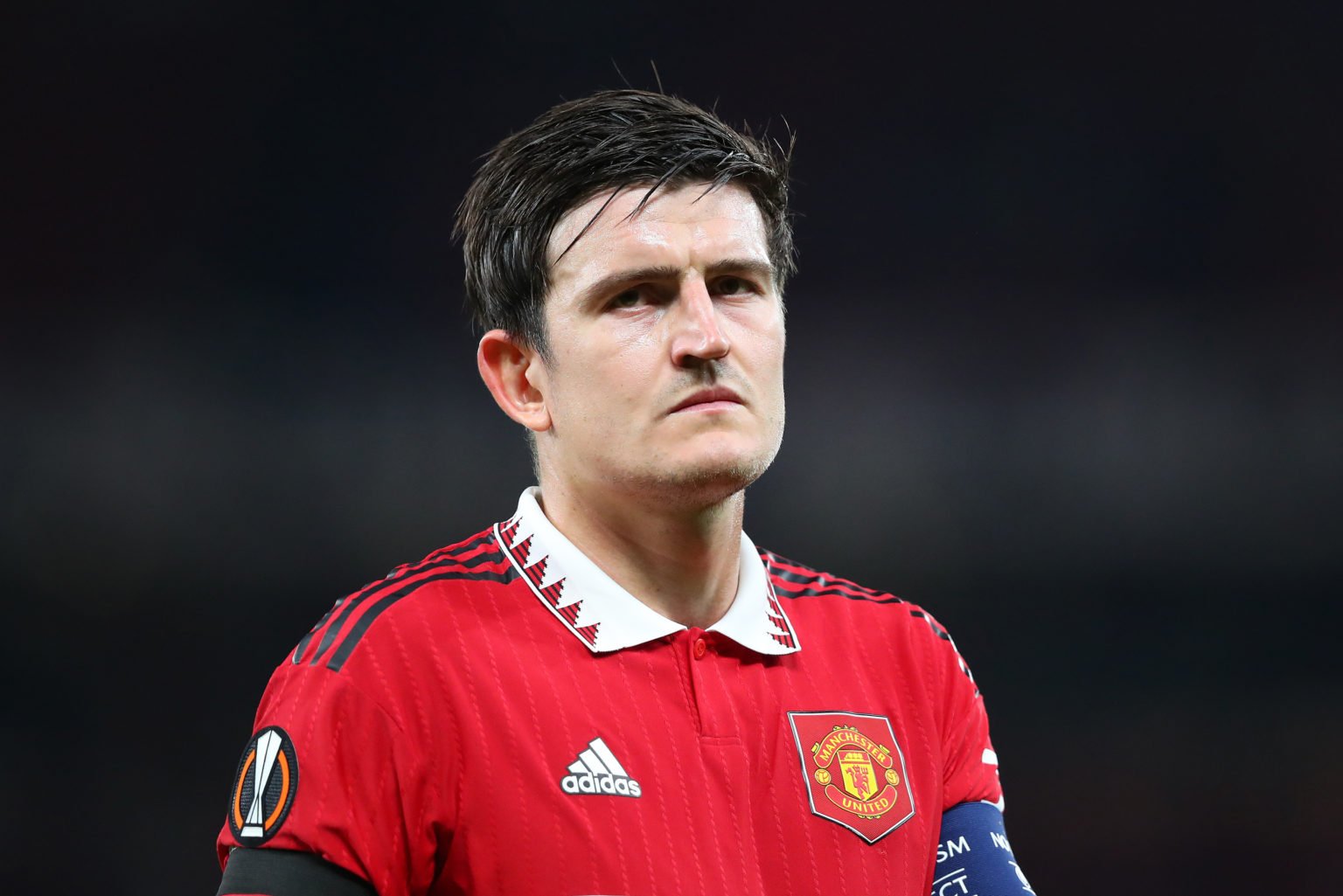 Harry Maguire pictured training at Carrington for first time since injury