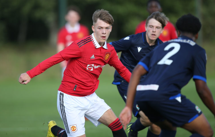 Sam Mather provided three assists in Manchester United under-18s win