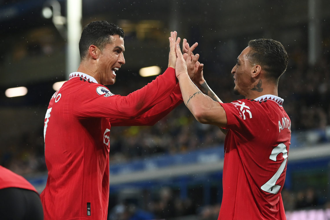 Antony is thrilled Cristiano Ronaldo has returned to Manchester United training