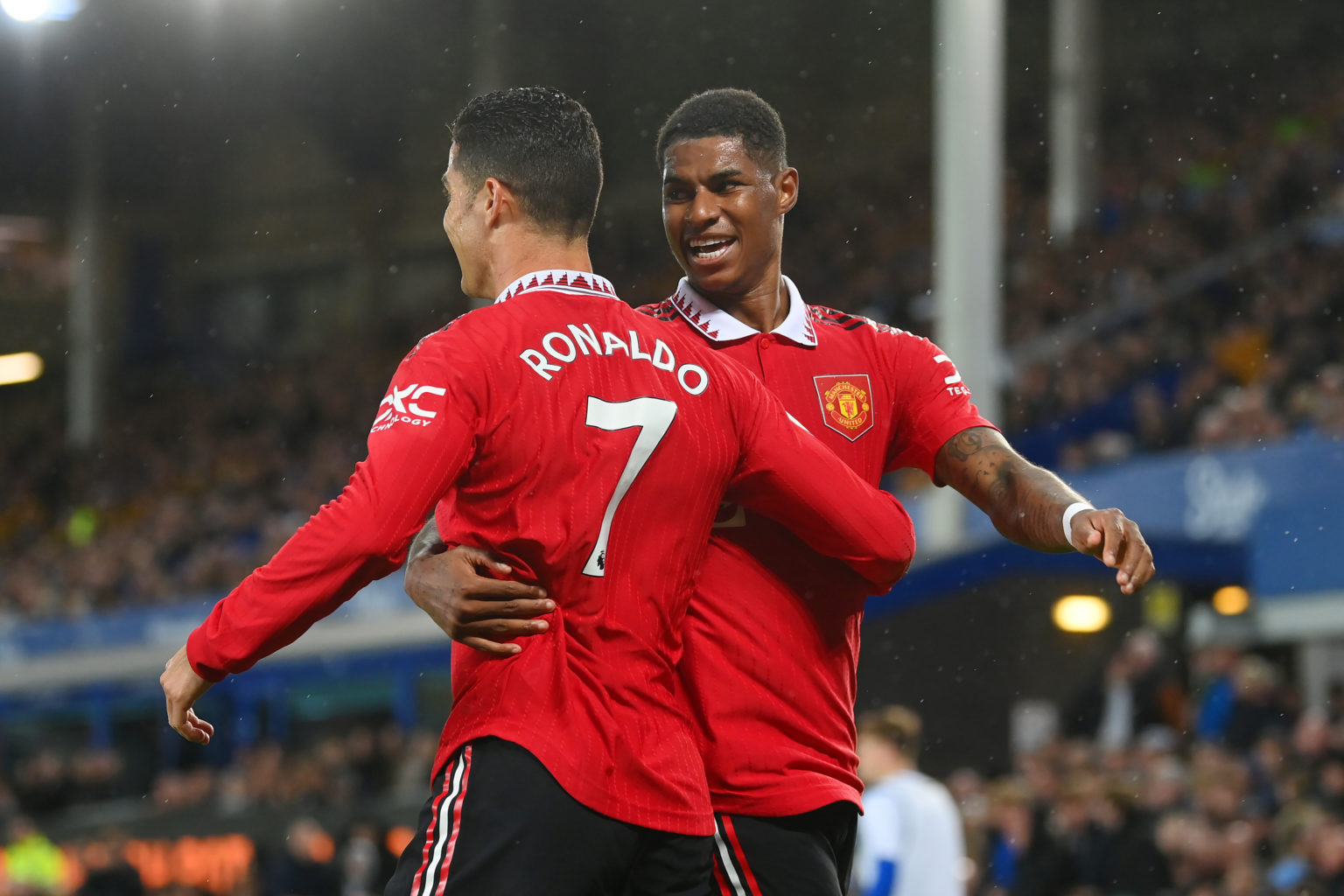 Marcus Rashford and Cristiano Ronaldo beginning to show a connection