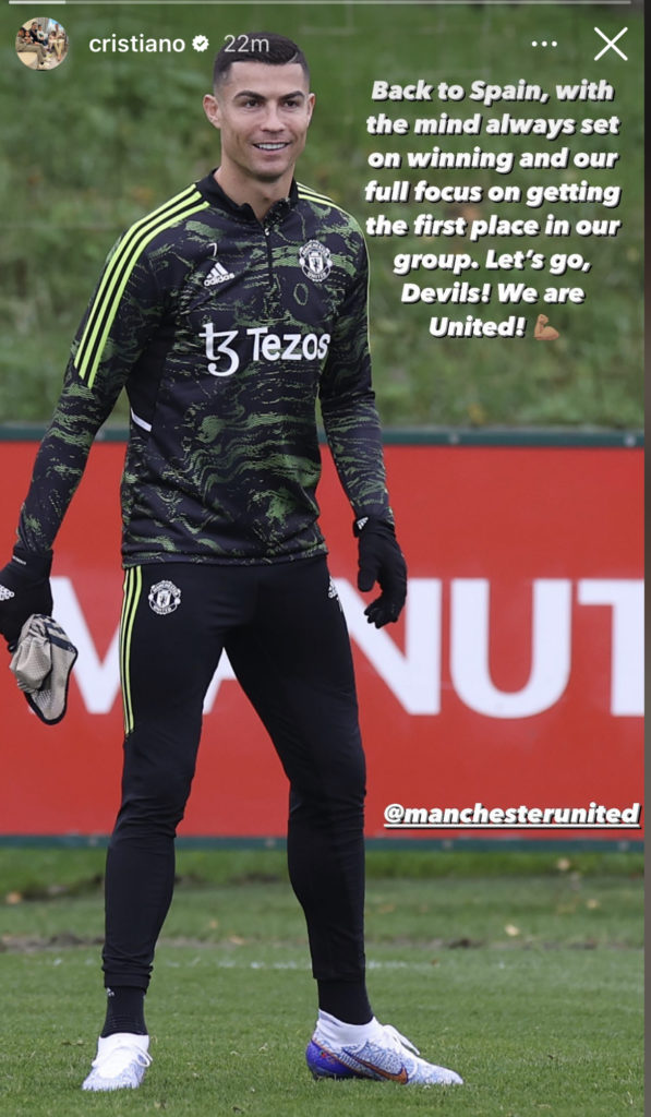 Ronaldo ahead of Real Sociedad