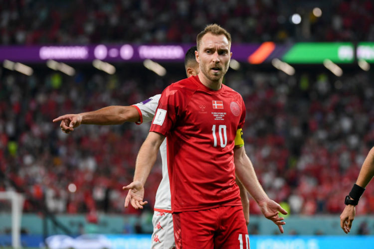 Christian Eriksen's Denmark frustrated in goalless draw against Tunisia