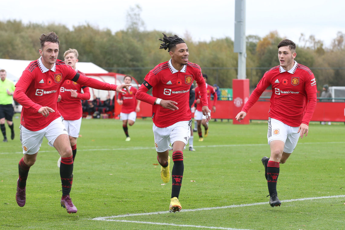 Ethan Williams in form for Manchester United under-18s with 4 goals in 4 games