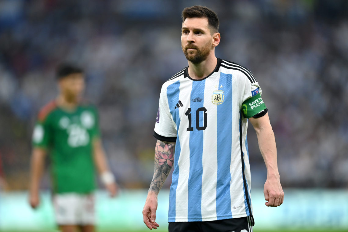 Manchester United star sends message to Lionel Messi