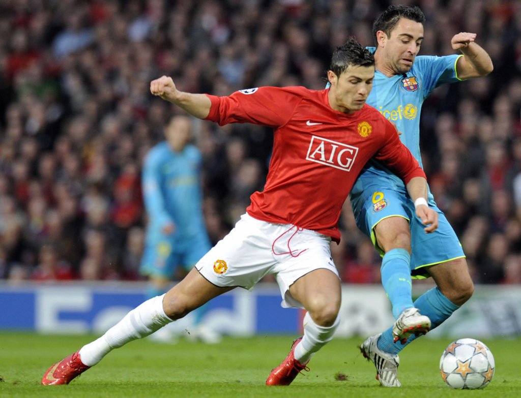 Manchester United's Portuguese midfielde