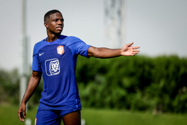 Tyrell Malacia working hard in gym following World Cup exit