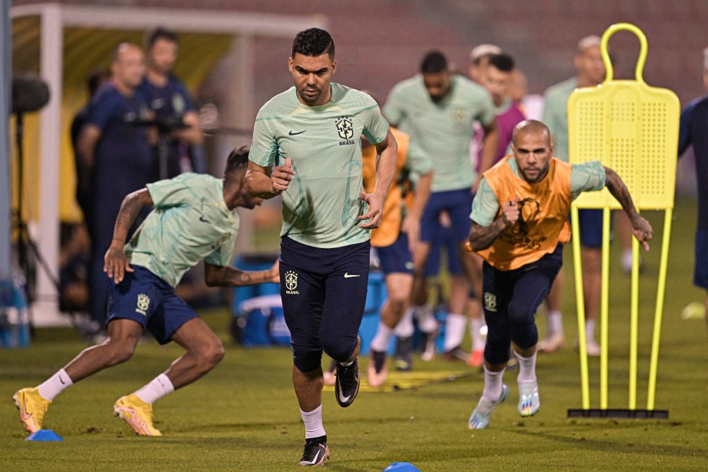 Casemiro is only Manchester United player expected to start Brazil's World Cup last-16 clash against South Korea