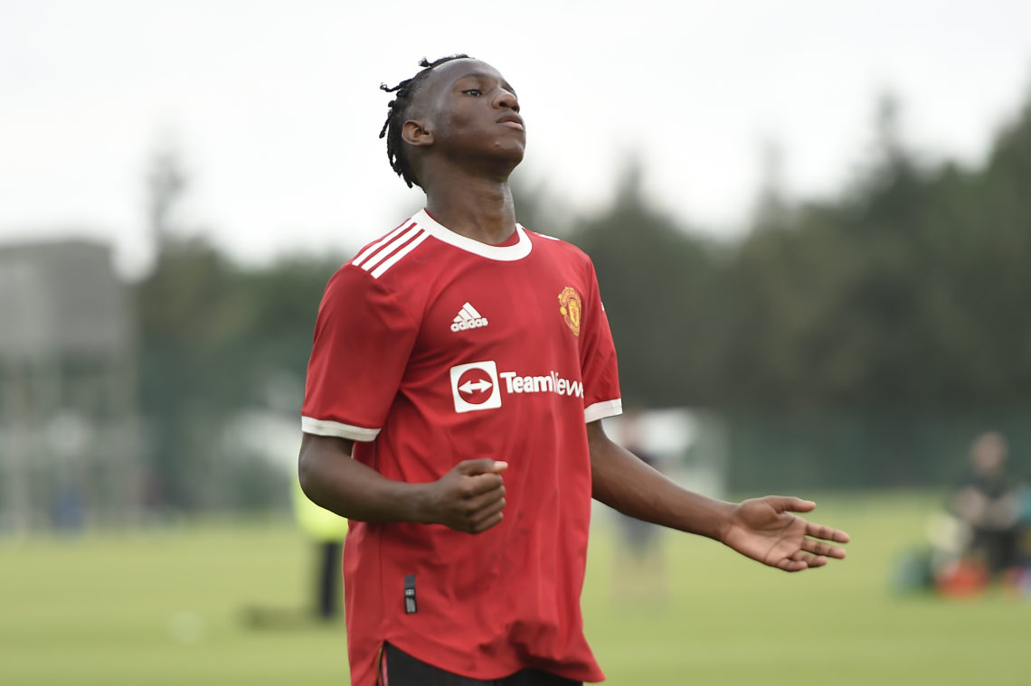 Malachi Sharpe sends message after making Manchester United return following one-year absence