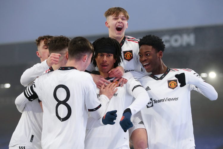 Manchester United's under-18s win FA Youth Cup third round clash v Crystal Palace