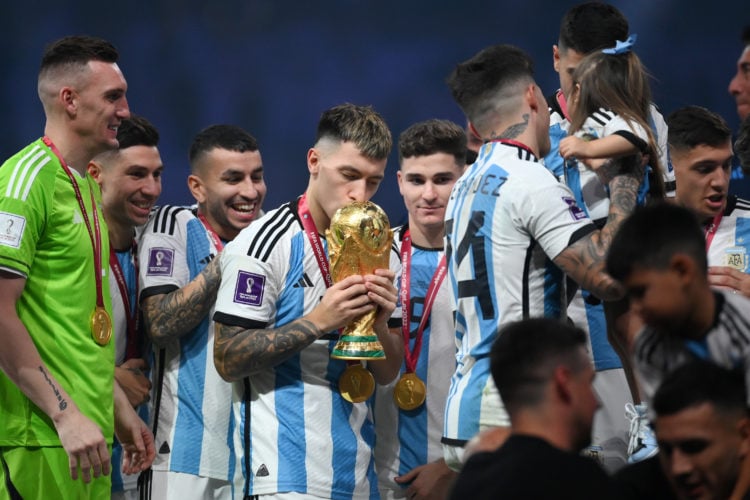 Pictures as Lisandro Martinez lifts World Cup with Argentina