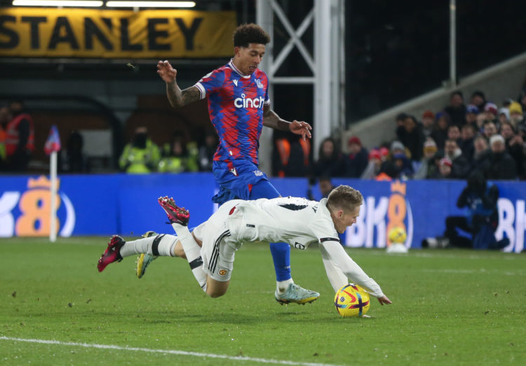 Sky Sports pundits have strong views on Manchester United being denied a penalty against Crystal Palace