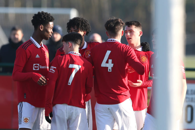James Scanlon scores first Manchester United under-18s goal as Jayce Fitzgerald nets again