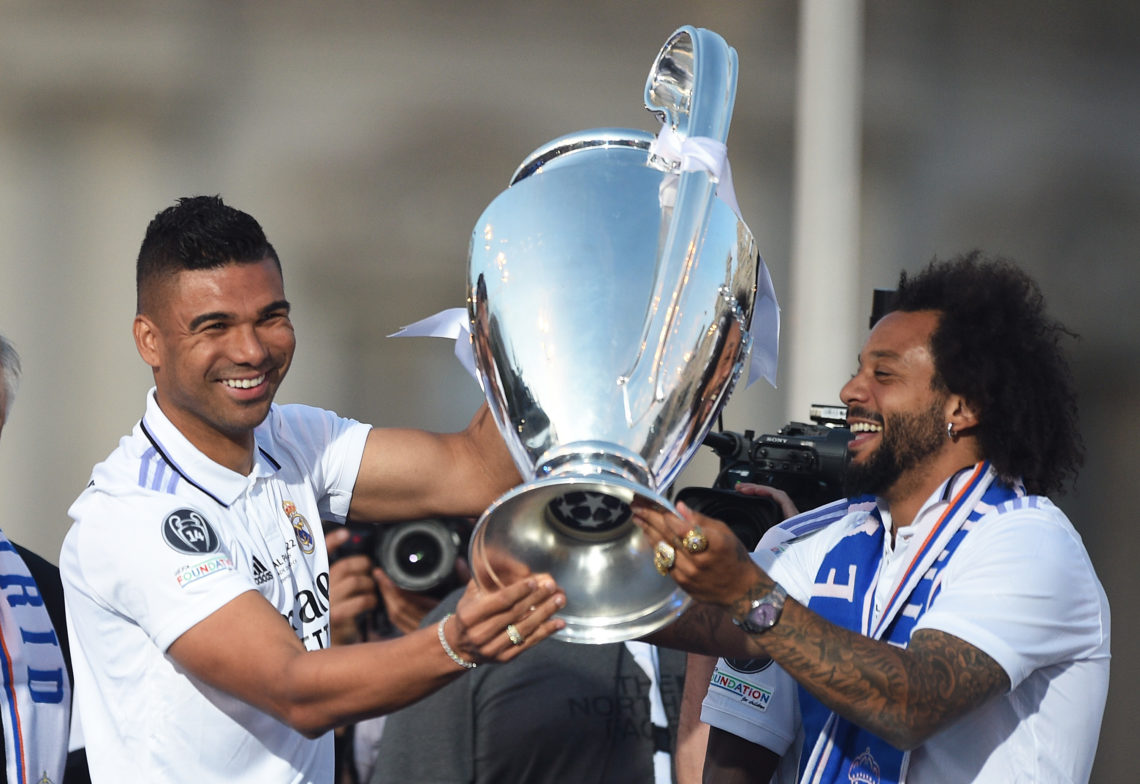 Marcelo reacts to Casemiro performance for Manchester United