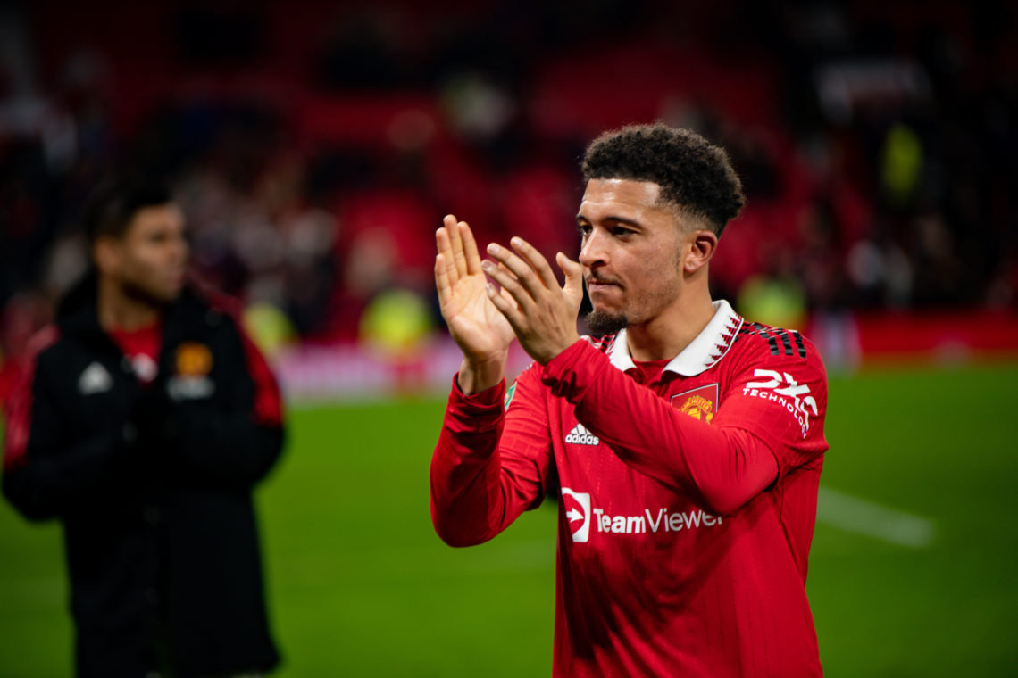 Jadon Sancho has just solved a Manchester United squad dilemma