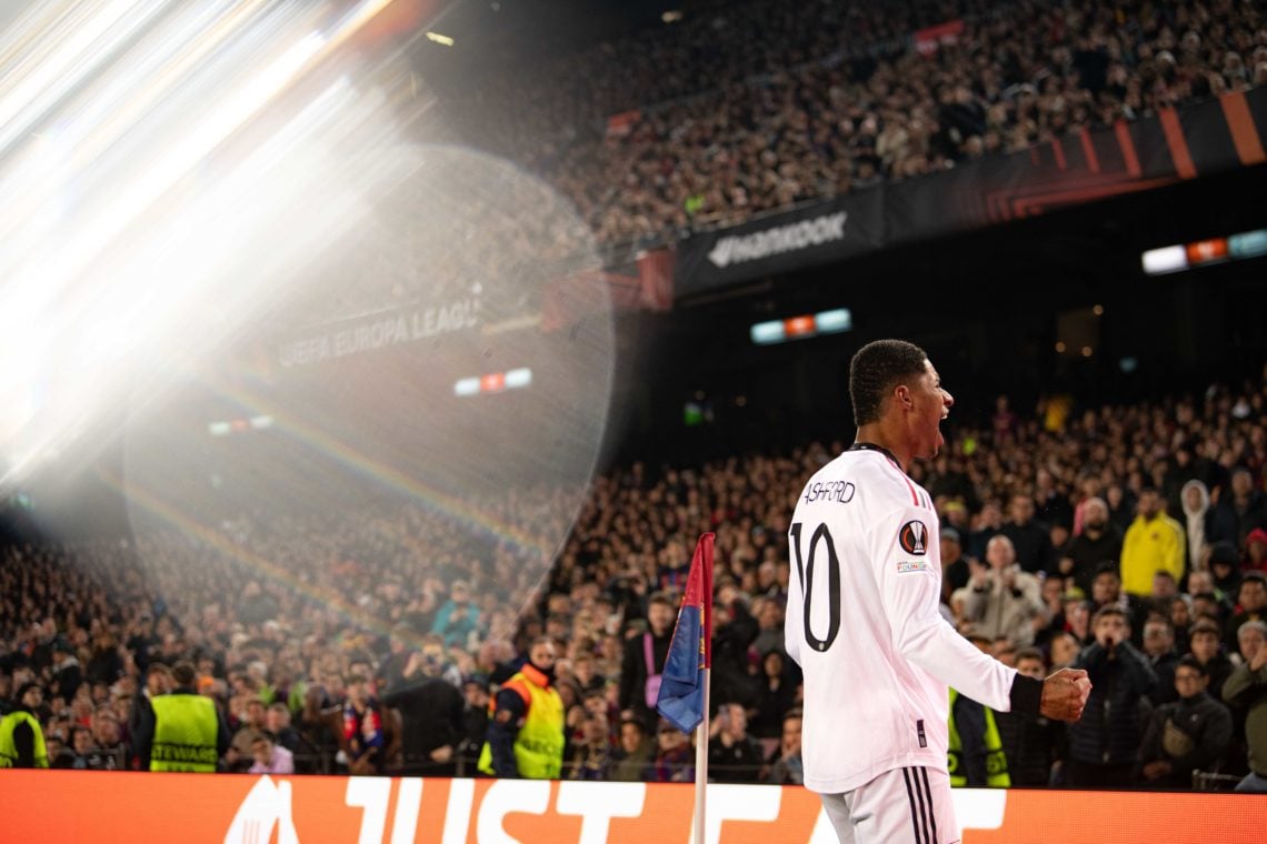 Marcus Rashford's sensational Nou Camp display comes 12 months after struggle away at Atletico Madrid