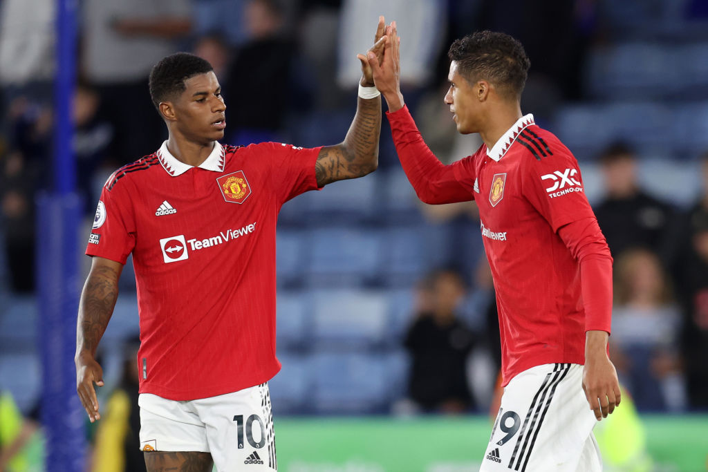 Raphael Varane gives his verdict on where Marcus Rashford ranks among the best players he's played with