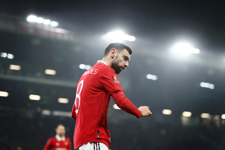 PSG star tells Bruno Fernandes he hopes Manchester United win Carabao Cup final