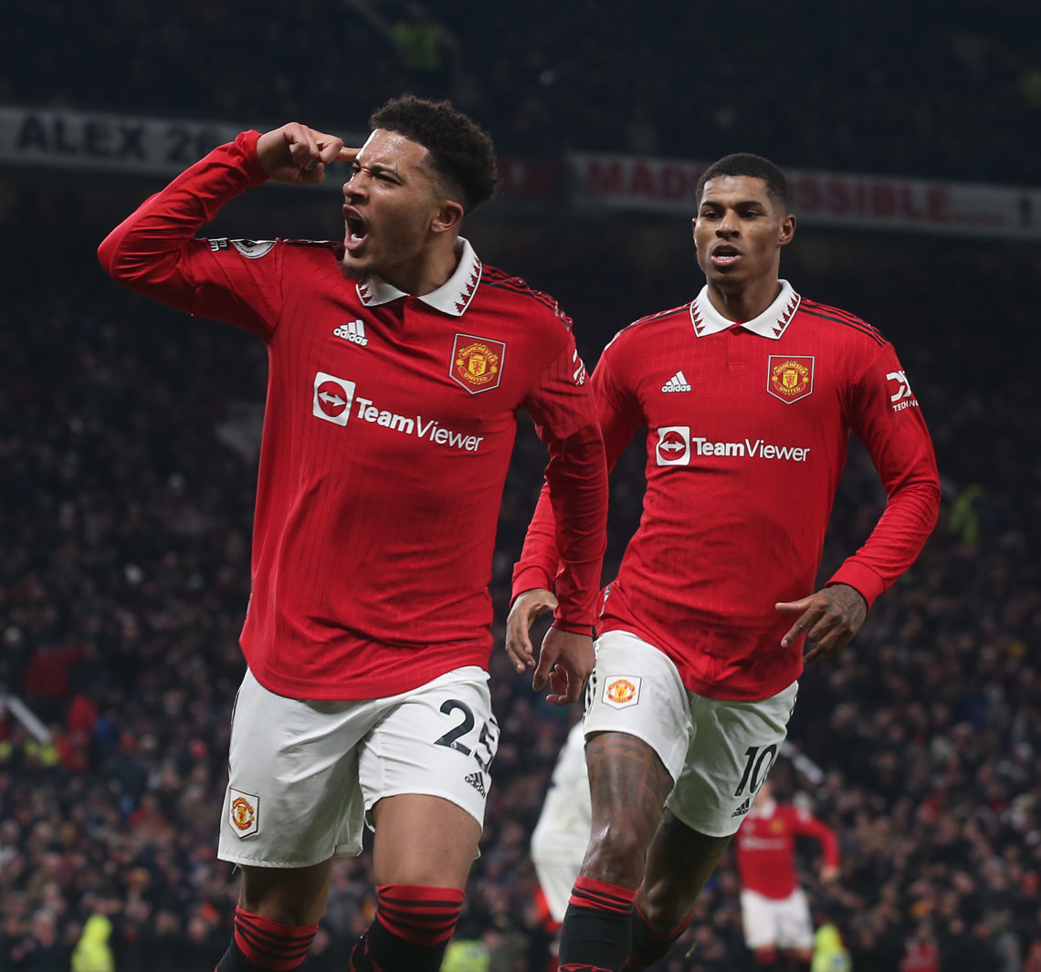 What Jadon Sancho Did At Full Time At Old Trafford After Man Utd Draw