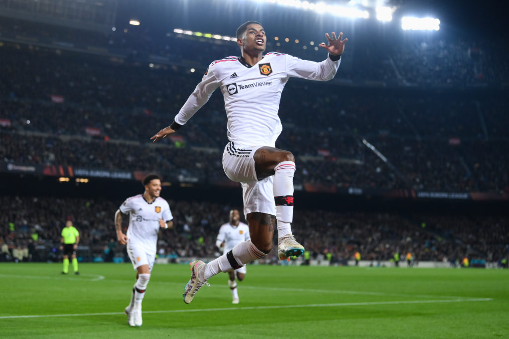 FC Barcelona v Manchester United: Knockout Round Play-Off Leg One - UEFA Europa League