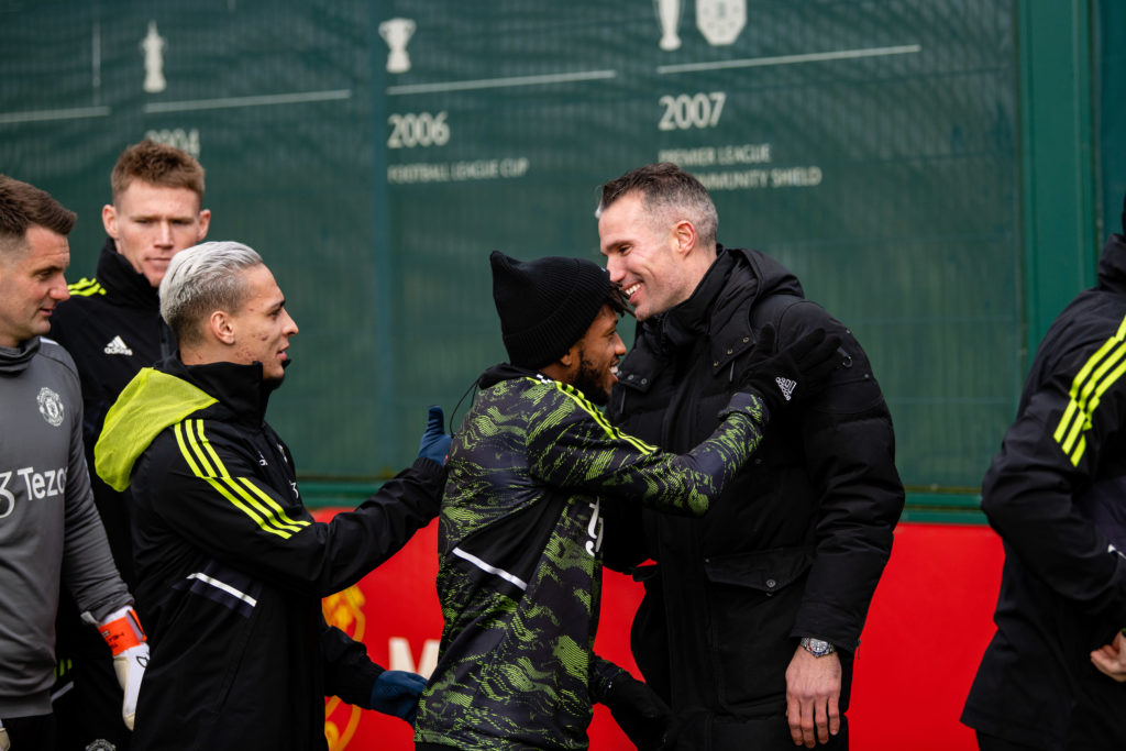 Manchester United Training Session And Press Conference