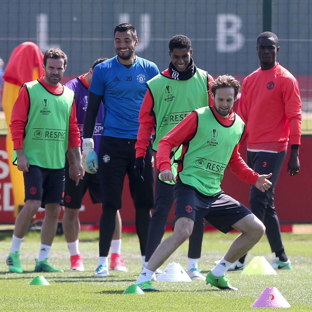 Manchester United Training and Press Conference