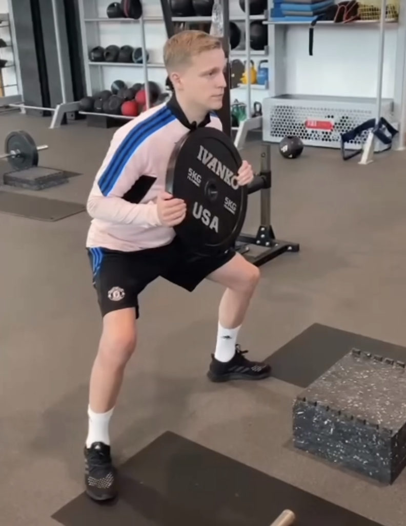 van de beek workout