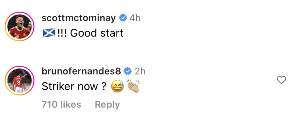 Fernandes message to McTominay